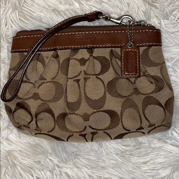 Coach Signature Wristlet